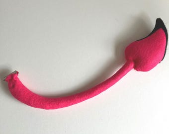 Clip on Cosplay Heart Shaped Demon Tail Suitable for Children and Adults Costume Accessory