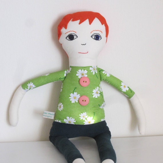 red head rag doll