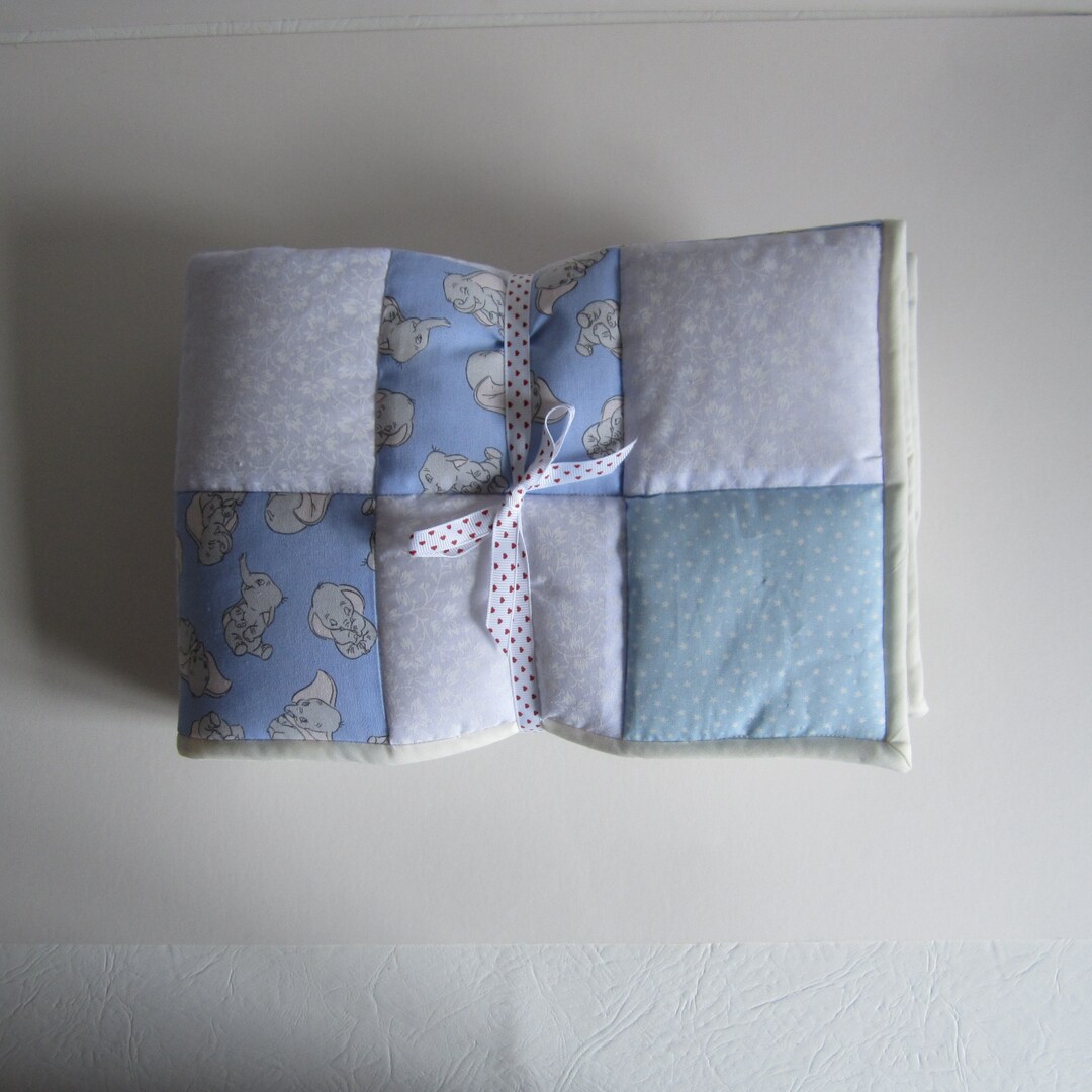 Newborn Baby Quilt Featuring the Dumbo Floating in the Sky Etsy
