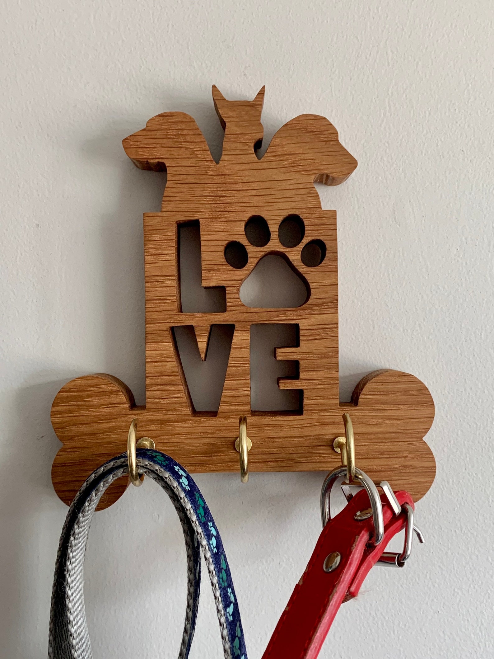 Dog Lead Hanger. Doggy Lead Holder. Pet Lead Holder. Lovely Etsy UK