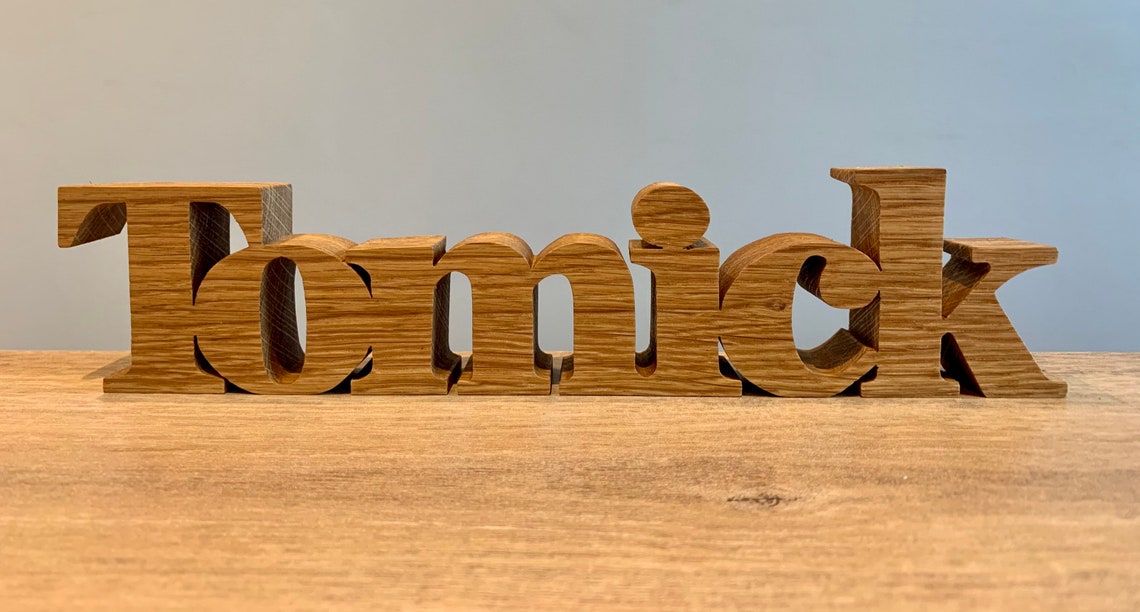 Handmade wooden names solid wooden names any name available. Etsy