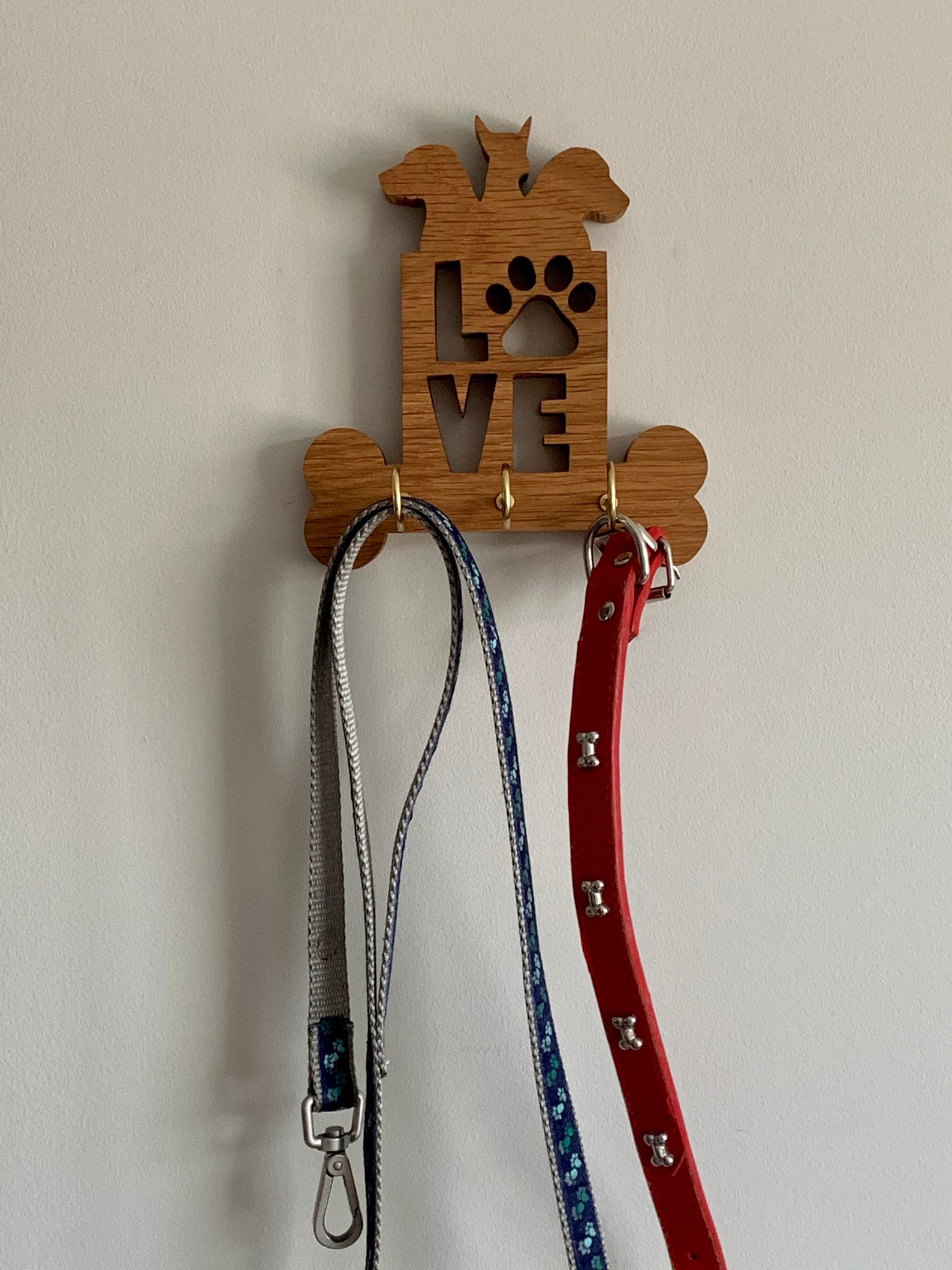 Dog Lead Hanger. Doggy Lead Holder. Pet Lead Holder. Lovely Etsy UK
