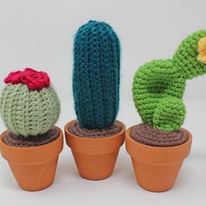 Crochet Cactus Amigurumi stuffed toy