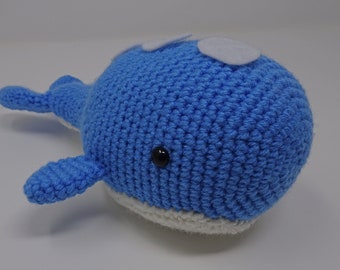 Crochet Whale stuffed toy / Amigurumi