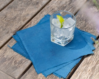 Naturally Dyed Cocktail Napkins