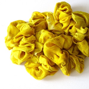 Naturally Dyed Silk Hair Scrunchie image 8