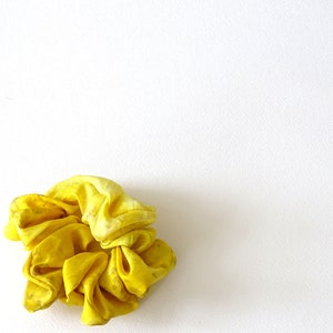 Naturally Dyed Silk Hair Scrunchie image 4