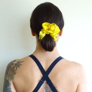 Naturally Dyed Silk Hair Scrunchie image 2