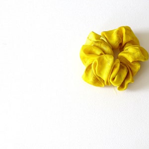 Naturally Dyed Silk Hair Scrunchie image 5