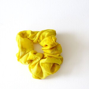 Naturally Dyed Silk Hair Scrunchie image 6