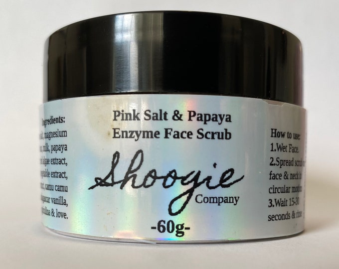 Pink Salt & Papaya Enzyme Scrub