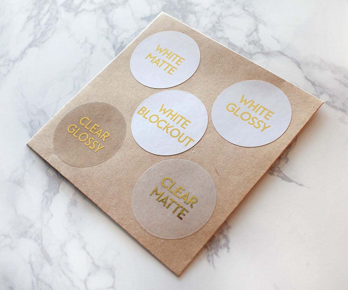 Custom Gold Foil Sticker Gold Foil Logo Sticker Custom Gold Etsy