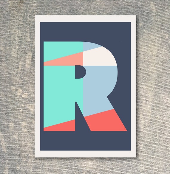 Large Alphabet Letter Printable Wall Decor Poster - Large Printable Alphabet Letters For Wall Large Alphabet Letter Printable Wall Decor Poster - Large Printable Alphabet Letters For Wall