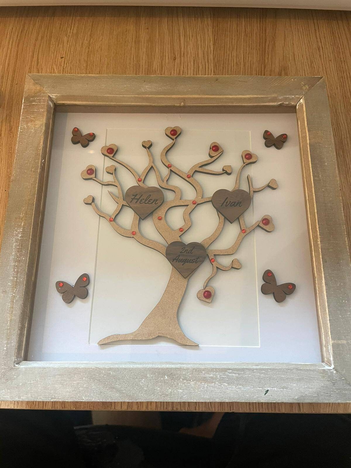 Special events personalised frame Etsy