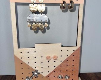 Personalized Earring  Holder | Earring Display | Personalized Gifts | Personalized Earring Stand | Earring Organizer | Jewelry Display | Mom
