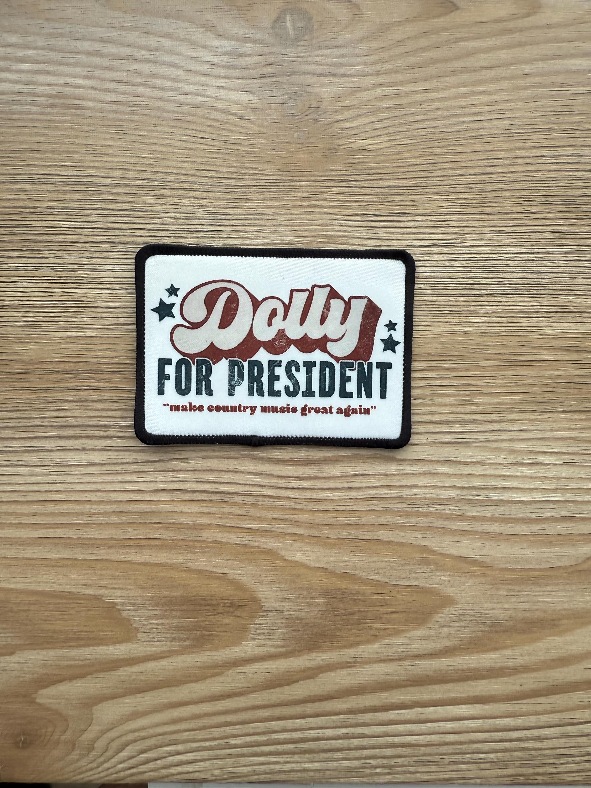 Dolly for President Patch - Etsy