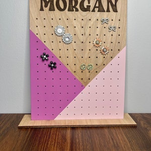 Personalized Earring  Holder | Earring Display | Personalized Gifts | Personalized Earring Stand | Earring Organizer | Jewelry Display | Mom