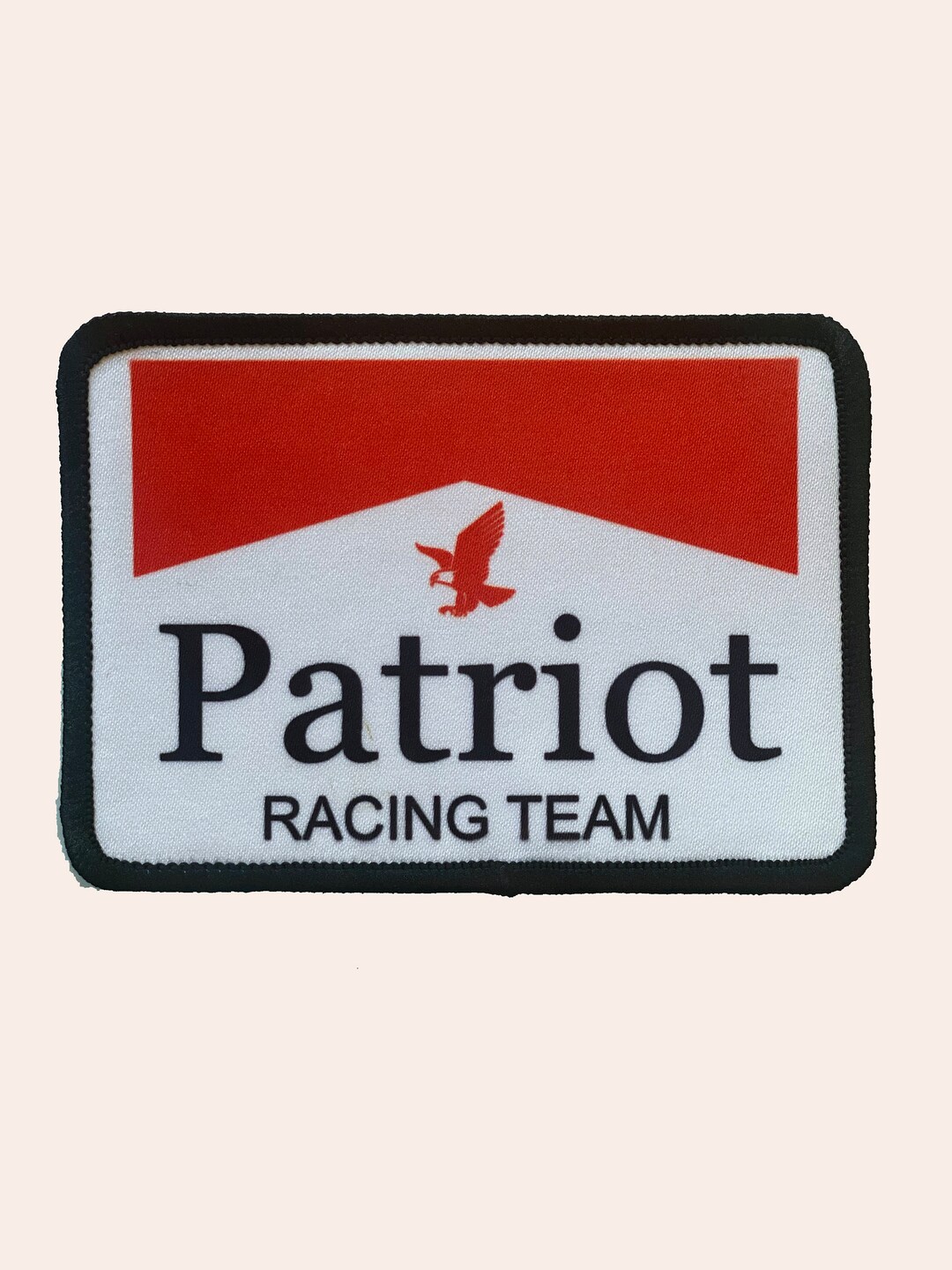 Patriot Racing Team Iron on Patch, Iron on Patch, Trucker Hat Patch ...