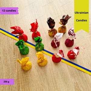 Box | Set magic box MINI | 6 different flavors | Candy | Caramelized Almonds | Whole Hazelnuts Набір, магічна коробка MINI | 6 різних смаків