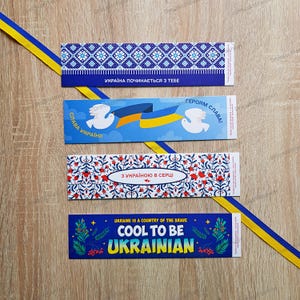Gift for Book Lovers | Bookmark Slava Ukraini | Gifts for readers | Bookmarks Ukraine | Prayer for Ukraine | Слава Україні | Support Ukraine