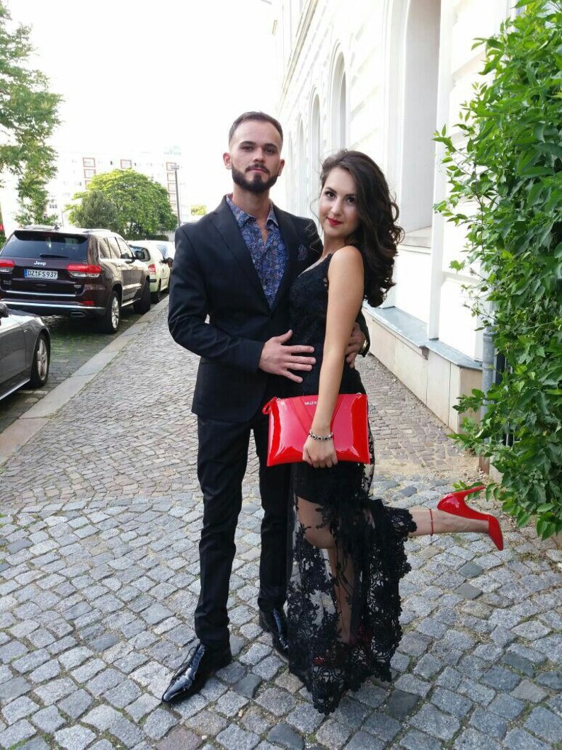Black Wedding Dress Black Prom Dress Wedding Dress Wedding Etsy