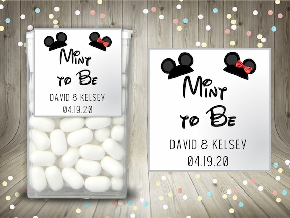 Wedding Favors Disney Themed Wedding Disney Engagement Etsy