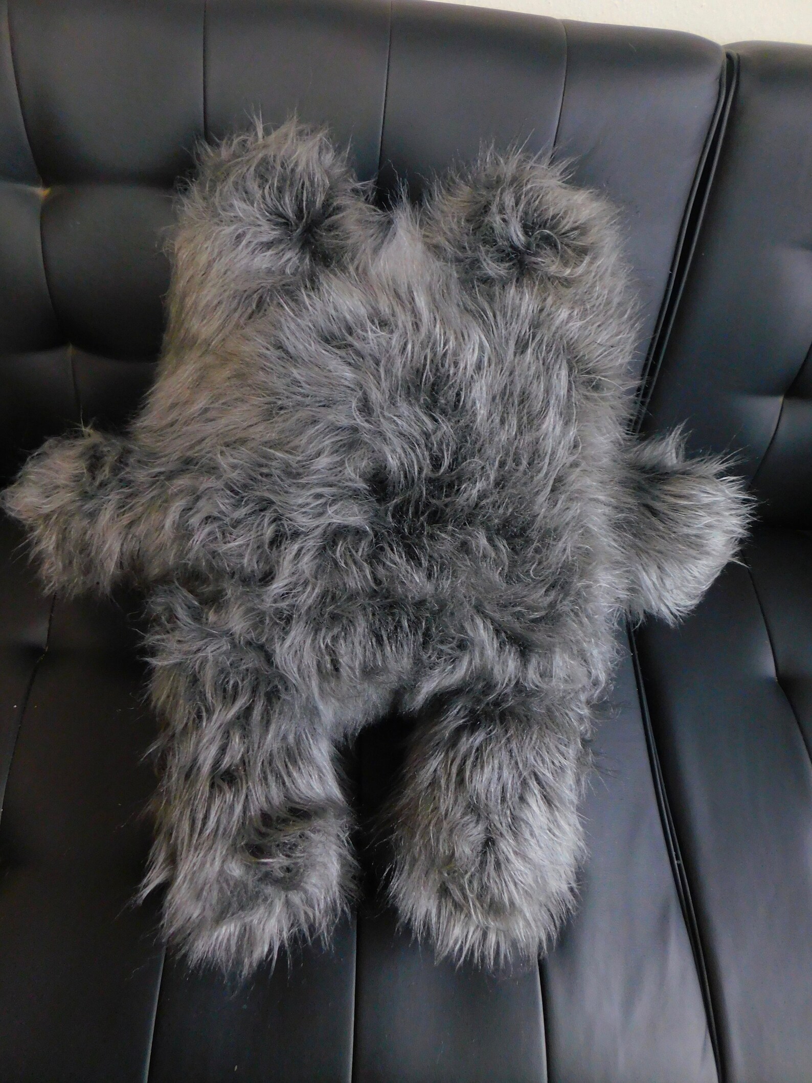 Big Furry Yeti Mustache Monster Giant Abominable Stuffed | Etsy
