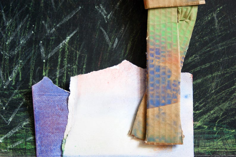 Wind at the Sea, Girl at the Sea, Windy Day, Walking, Work in Cardboard