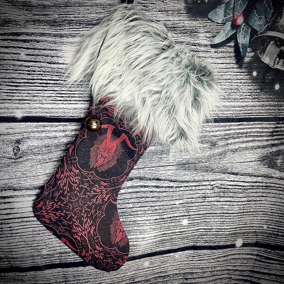 Christmas/Noel / Yule stockings with bell Krampus