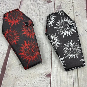 Coffin wallet Supernatural Anti-possession inspired