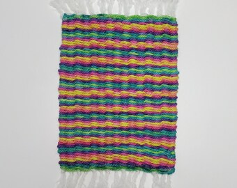 New hand made (hand woven) rug for dollhouse size 14x10 cm (5.5x4")