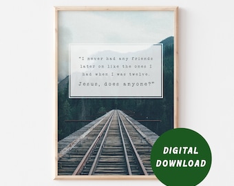 Stand By Me Print | High Quality DIGITAL DOWNLOAD | A4, 5x7", 6x4" included | Film Inspired Wall Art | Print Yourself