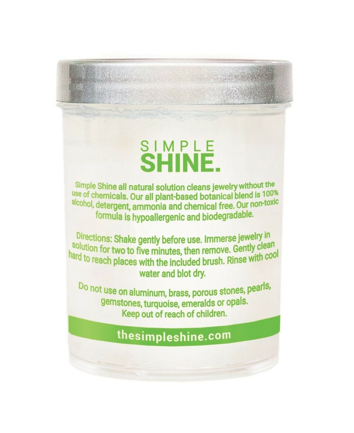 NEW 100 All Natural Jewelry Cleaner Solution Naturally Etsy