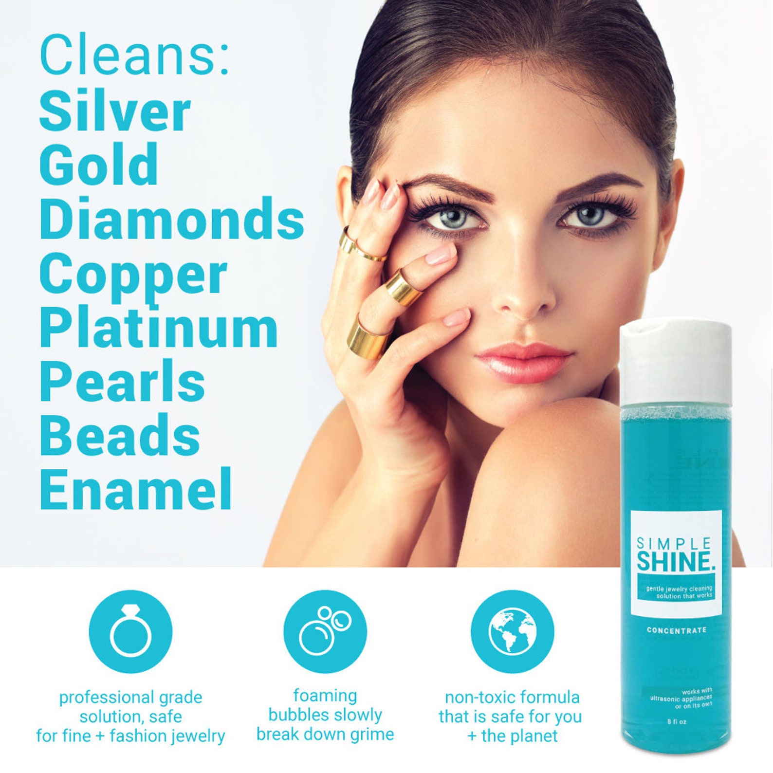 Gentle Jewelry Cleaner Concentrate Ultrasonic Cleaning Etsy