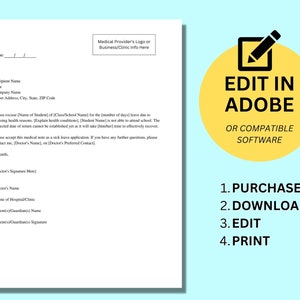 Ncpk Extended Absence Form.pdf Custom Extended Absence Doctor's Note Excuse PDF Template, Doctor's ...