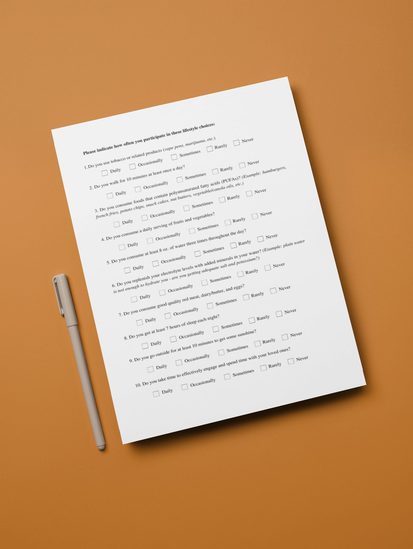 Healthy Intake Form Template.pdf Client Intake Health Form PDF Template Set of 4 Instant Download ...