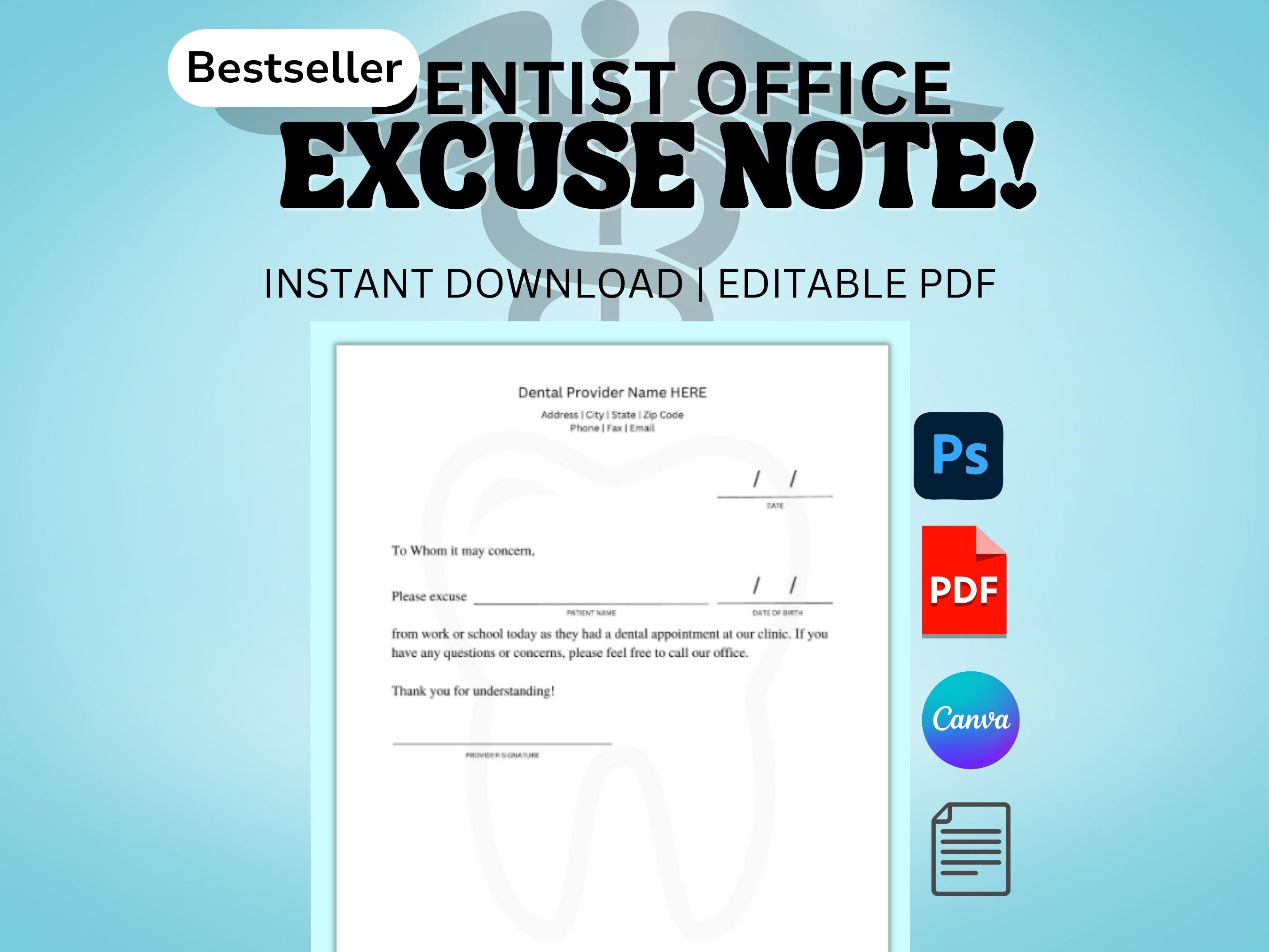 Dentist Excuse Note For Work: Easy Tips to Get Approved Quickly