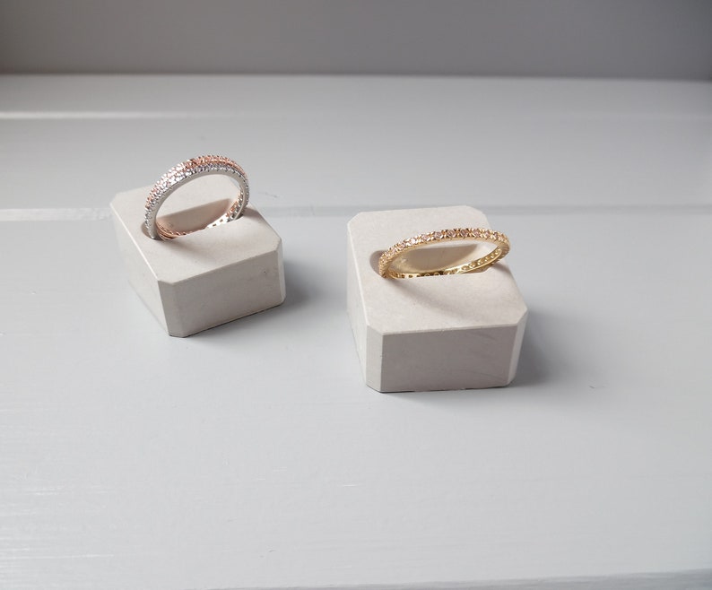 Concrete Wedding Band Holder Ring Holder Band Rest Band Etsy