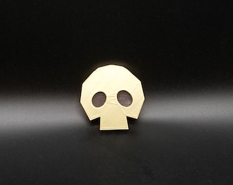 Legend of Zelda Ocarina of Time Golden Skulltula Skull Magnet - 3 Pack