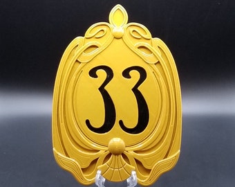 New Club 33 Inspired Sign / Plaque (Disney Prop Inspired Replica)