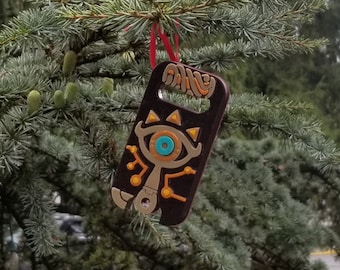 Zelda Breath of the Wild Inspired Christmas Ornament Prop Replica - Sheikah Slate Ornament