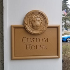 Caribbean Beach Resort Custom House Sign / Plaque (Disney World Prop Inspired Replica)