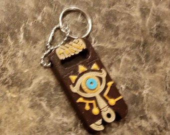 Zelda Breath of the Wild Inspired Keychain Prop Replica - Sheikah Slate Chain