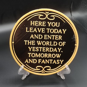 Disney World Main Street Entrance Here You Leave Today Welcome Etsy Canada