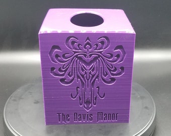 "Personalisierte Haunted Mansion Fahrt inspiriert ""Seide Box"" Cover ( Disney Parks inspiriert Wohnkultur )"