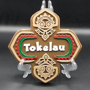 Disney Polynesian Resort Longhouse Themed Tokelau Sign / Plaque Replica