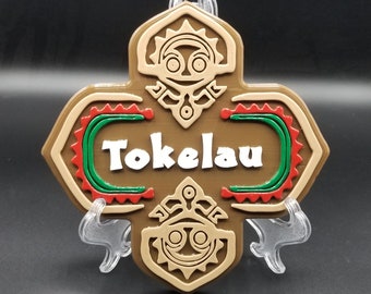 Disney Polynesian Resort Longhouse Themed Tokelau Sign / Plaque Replica