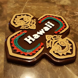 Polynesian Themed Tiki Sign Replica - Custom / Personalized Lettering Available ( Disney Resort Inspired Prop Replica )