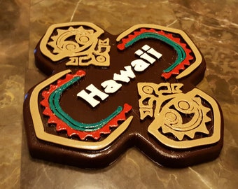 Polynesian Themed Tiki Sign Replica - Custom / Personalized Lettering Available ( Disney Resort Inspired Prop Replica )