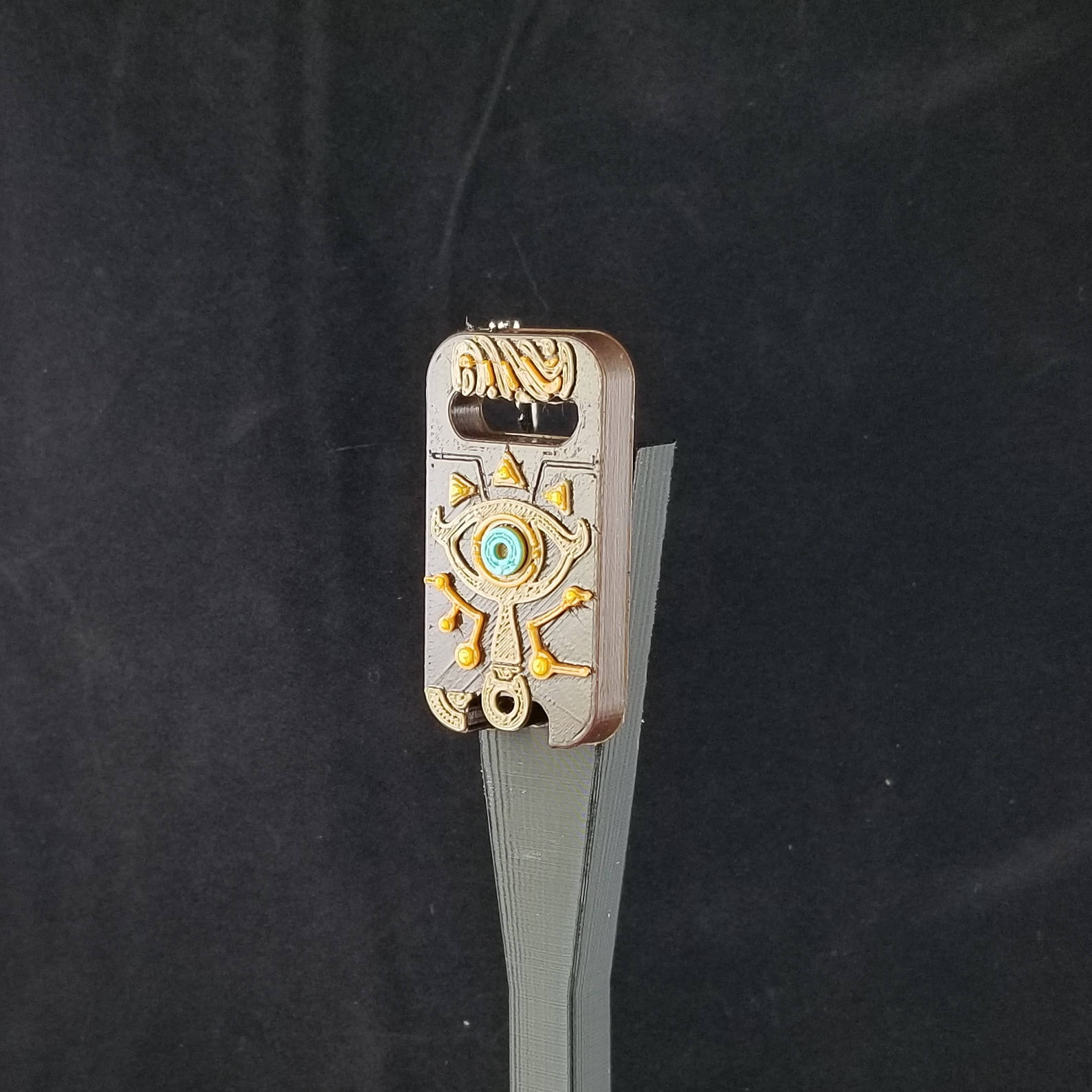 Portachiavi Metallico Zelda - Simboli Sheikah Slate Per Fan, Multicolore - Foto 6